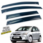 Дефлектори вікон Ford C-Max 2003-2010 накладні (DEFL) Q2